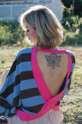 Shell Seeker Sweatshirt mit offenem Rücken